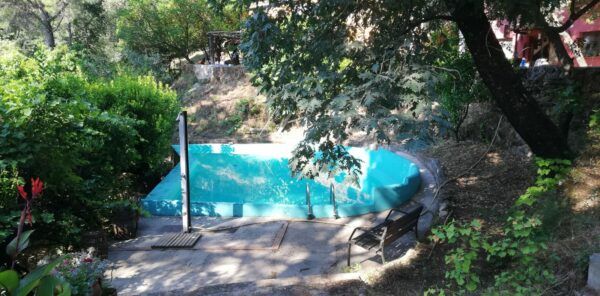 piscina de el pagano alojamiento retiros yoga en Ávila